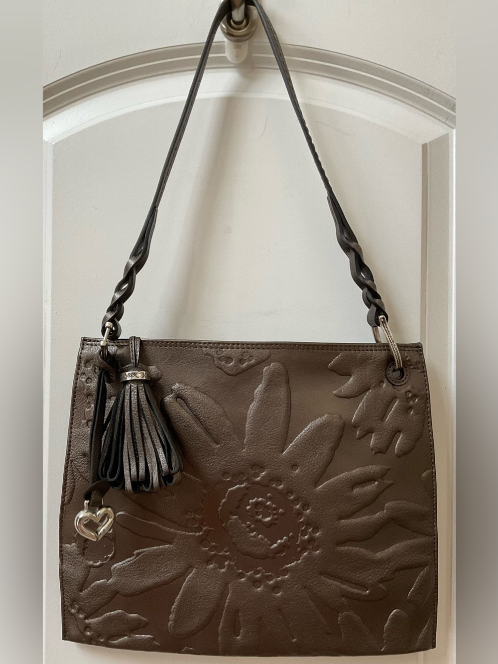 NWOT Brighton Ferrara Piper Leather Shoulder Bag